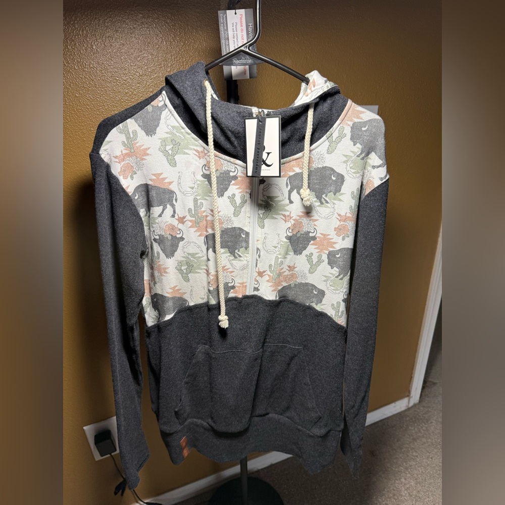 Western Hooded 1/4 Zip